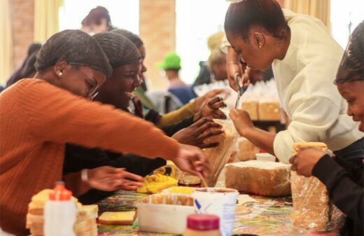 University of Johannesburg students do their part in honour of Mandela Day. Photo: Neo Phashe