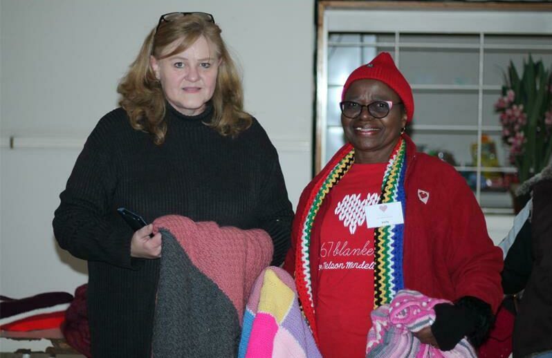 67 Blankets gives winter warmers to Ann Harding Cheshire home
