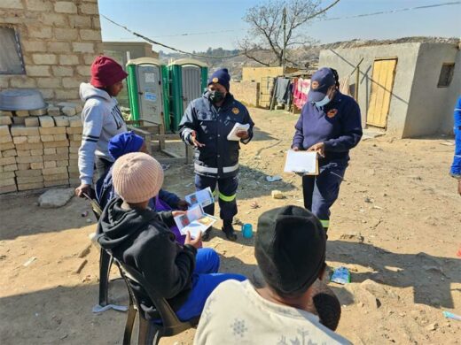 Kya Sand residents benefit from the Joburg EMS Winter Safety campaign.