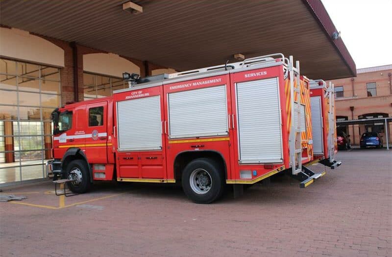 Residents advised to steer clear of Burkina Faso Street as firefighters attend to the reported blaze and ensure safety.