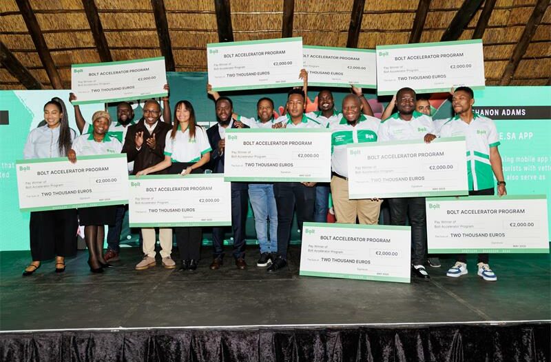 Ten South African entrepreneurs received over R400 000 from Bolt after completing an accelerator programme designed to help drivers and couriers grow innovative business ideas.