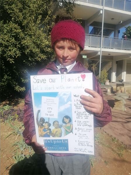 With starting a littler pick-up group, and installing save the environment posters around the school, Cole Murphy hopes to make a big difference, at the school at first, but then nation, and worldwide.