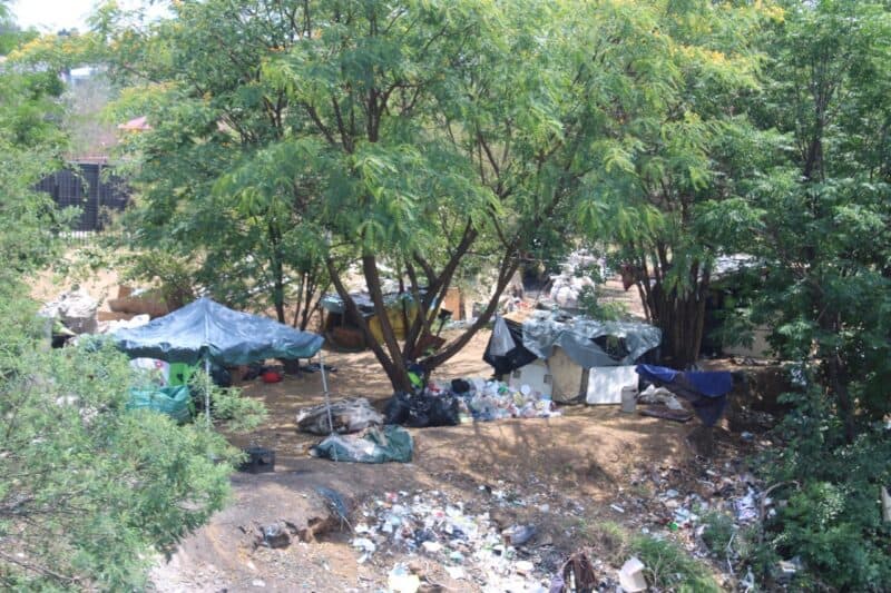 The Johannesburg Metropolitan Police Department is aware of the situation at the CR Swart Drive bridge greenbelt.