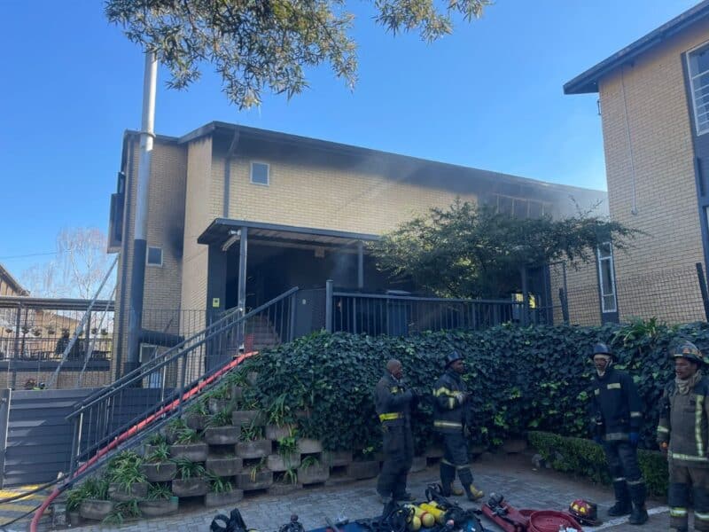 A fire broke out at Knights Preparatory School this morning, prompting an emergency response and the safe evacuation of learners. No injuries have been reported so far.