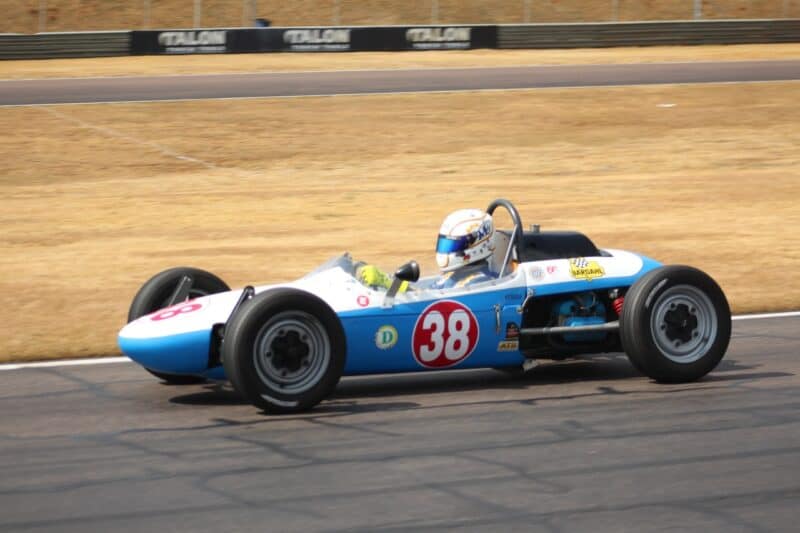 Alan and Michael Kernick shared a race way and put on great performances in a historic single seater race.