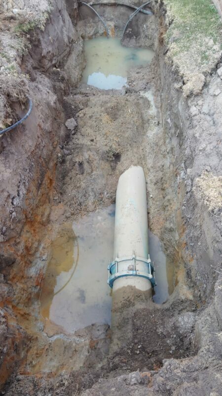 After two major bursts in seven years, Olivedale residents are calling for a municipal water pipe under their homes to be rerouted to prevent future damage.