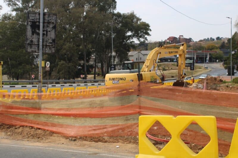 After a year, Joburg Roads Agency has begun repairs of stormwater drains outside Ferndale on Republic.