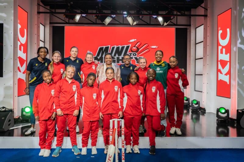 KFC Africa and Cricket South Africa gathered in Randburg to celebrate 16 years of mini-cricket, and to unveil a new sponsorship for the Proteas women.