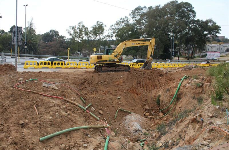 After a year, Johannesburg Roads Agency has begun repairs of storm water drains in Kenny's Canyon, the trench outside Ferndale on Republic Shopping Centre.