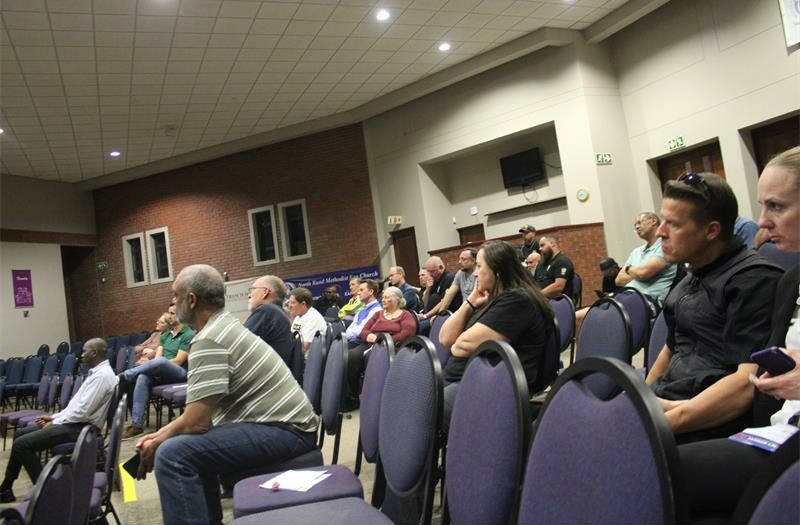 Residents and stakeholders gathered at Rand Methodist Church in North Riding for the Douglasdale Community Policing Forum quarterly public meeting.
