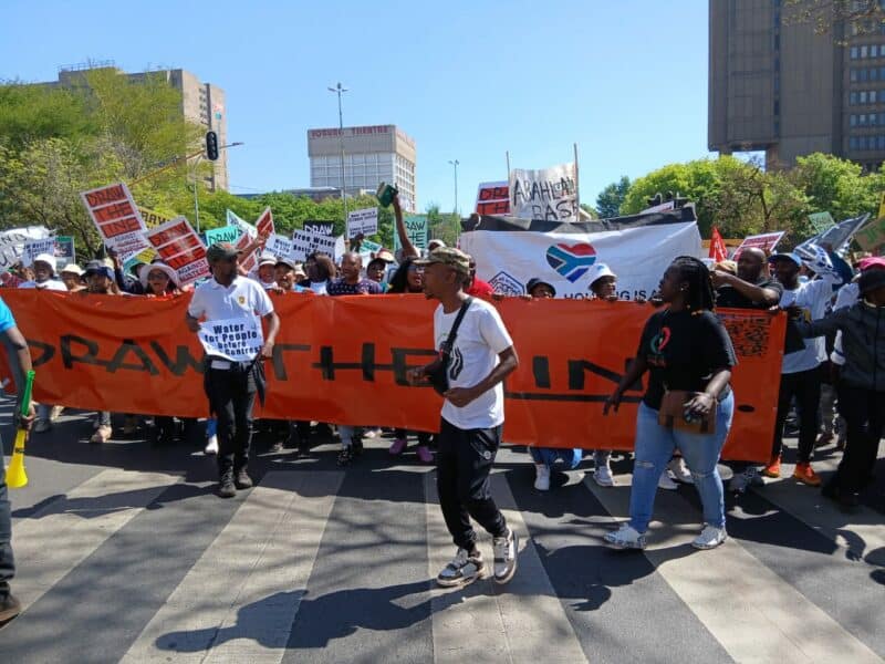 Carrying a memorandum to Mayor Dada Morero, Cosmo City residents demanded urgent action on water shortages, disconnections, and corruption, warning that their communities cannot function.