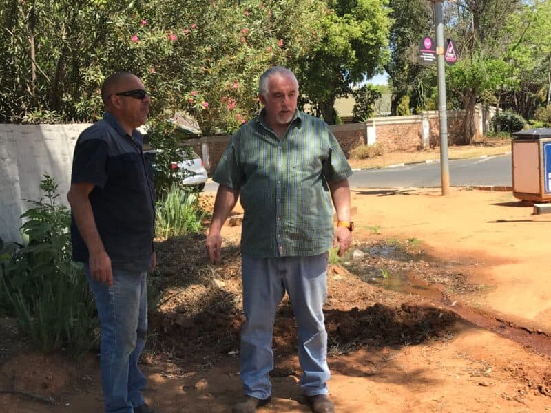 Water continues to run down the streets of Blairgowrie as Johannesburg Water fails to attend to a leak on Gordon and Mackay avenues.