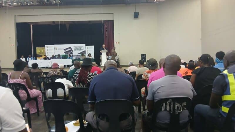 Government departments, law enforcement, and community leaders gathered in Cosmo City to address rising crime, substance abuse, and youth challenges, but turnout remained low.