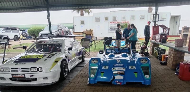 Driven by Michael Kernick, the Nash MVW3 caught fire during the Silvercup 2.0 championship at Redstar Raceway. Photo: Supplied