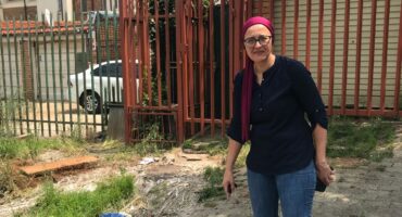 Ward 98 councillor Beverley Jacobs was on site on Duchess Street in Windsor East. Photo: Mthulisi Lwazi Khuboni