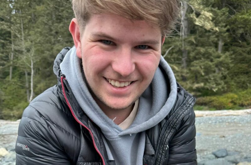 Despite the challenges, Colbey Gerber, an international student at the University of Victoria, British Columbia, Canada, continues to work hard to achieve his dream.