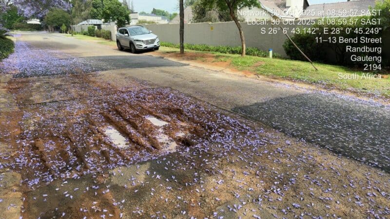 Johannesburg Road Agency has not completed the repairs on Blairgowrie roads after weeks of residents begging them to return.