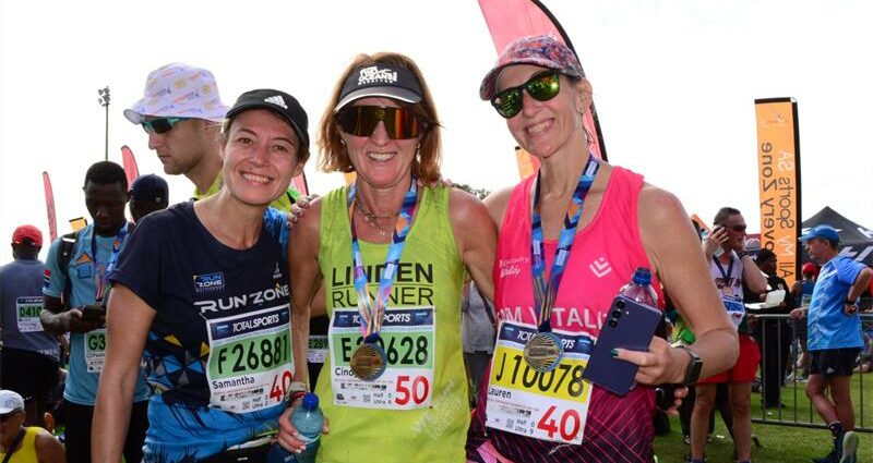 Sam Laburn, Lauren Rolfe, and Cindy Christodoulou in 2025. Photo: Supplied