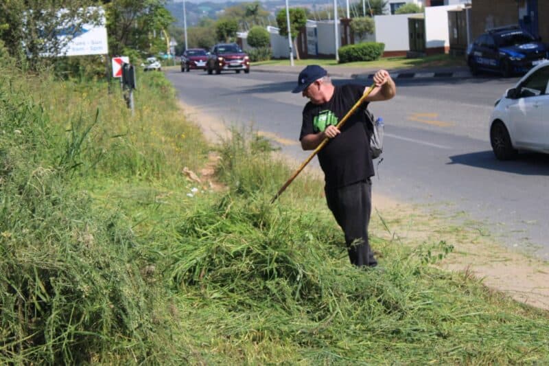 Frustrated by City of Johannesburg delays, Northwold residents repaired potholes and cleaned pavements along Aureole Road, saying community action was needed to improve safety and protect property values.