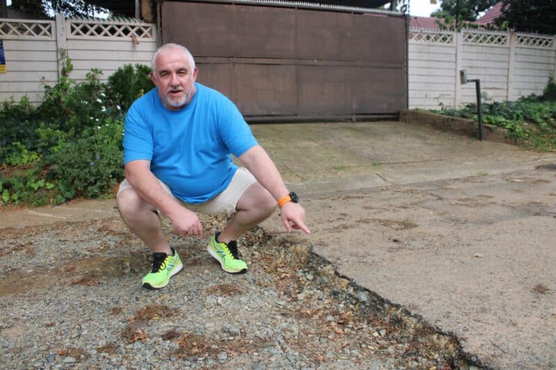 The reinstatement in the middle of Bend Street continues to cause frustrations for residents in Blairgowrie.