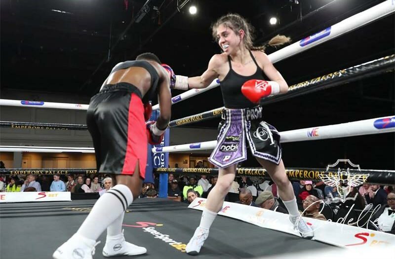 Tyla Promnick, a local boxer trained by Alan Toweel in Linden, is ready to continue where she left off.