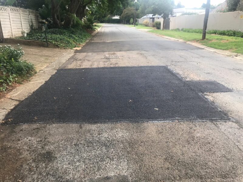 After months of constant escalations, Johannesburg Roads Agency has patched Bend Street.