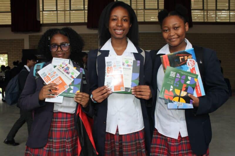Ferndale High School hosted a career exhibition to expose learners to a wider range of institutions, helping them explore study options beyond well-known universities.