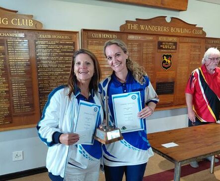 Randburg Bowls Club displayed dominance at the Tower Novices tournament, as players Else La Grange and Sarah Bredenkamp met in the finals.