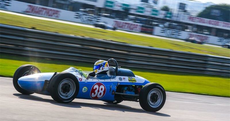 Sharonlea racer Michael Kernick competes alongside family in Historic Formula Vee class.