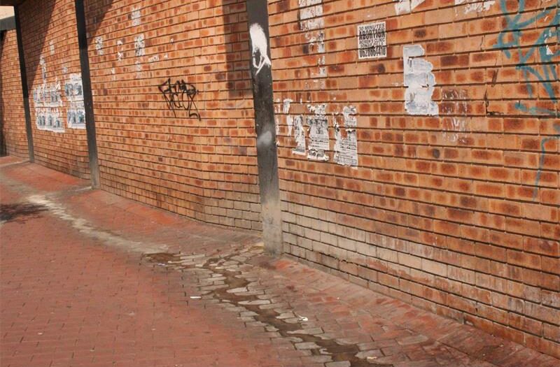 Laziness, not a lack of facilities, is behind a public urination problem plaguing Randburg taxi rank, according to its treasurer.