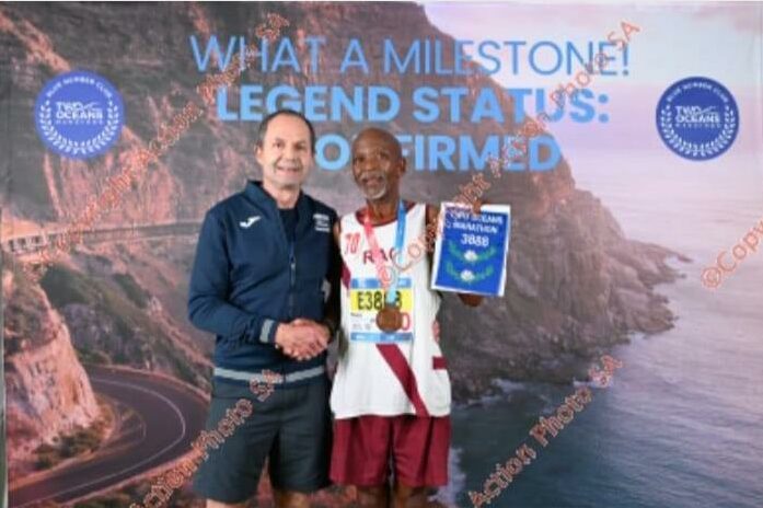 Rand Athletics Club members Moses Motshabi and Pule Sebolai shared their experiences at the Two Oceans Marathon, clocking great times in the gruelling 56km race.