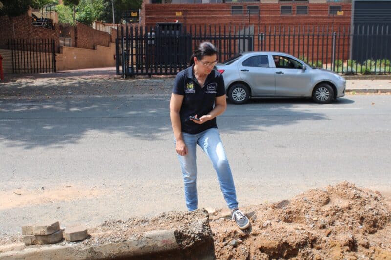 Water leak on Pretoria Avenue in Ferndale remains a concerning issue for the ward councillor and residents.