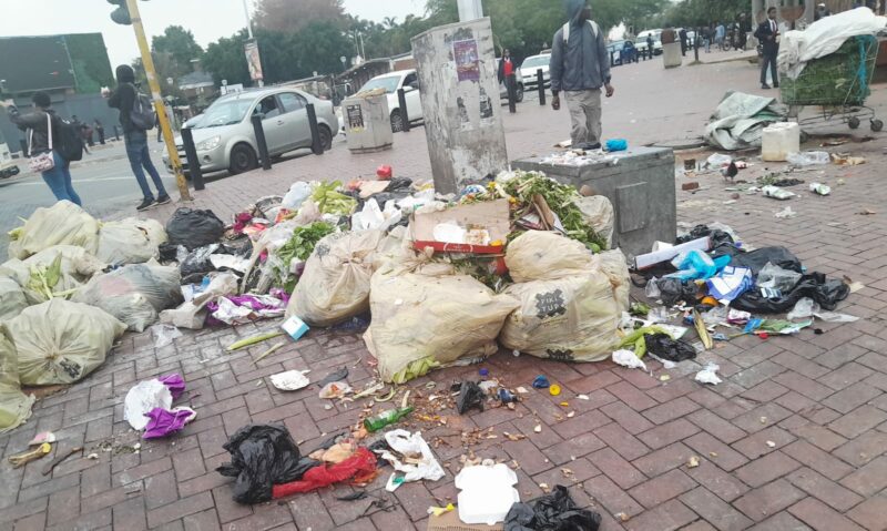 Scenes of burning waste, informal recycling, and illegal dumping shine a spotlight on Bram Fischer Drive this Earth Day.
