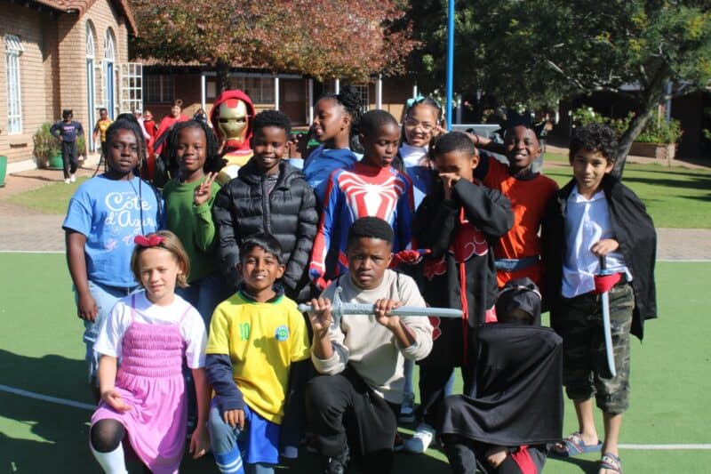 Learners from The King’s School Robin Hills dressed up as their favourite superheroes or teachers and donated canned items in celebration of World Hunger Day.
