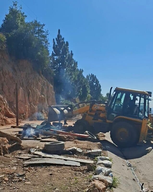 Authorities demolished illegal structures and impounded a range of goods during a multidisciplinary operation along Marina Drive in Zandspruit, with five agencies combining forces in the Ward 114 action.
