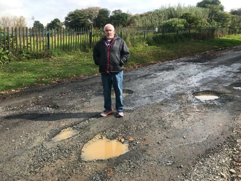 Blairgowrie community roads have seen an increase in potholes, frustrating residents.