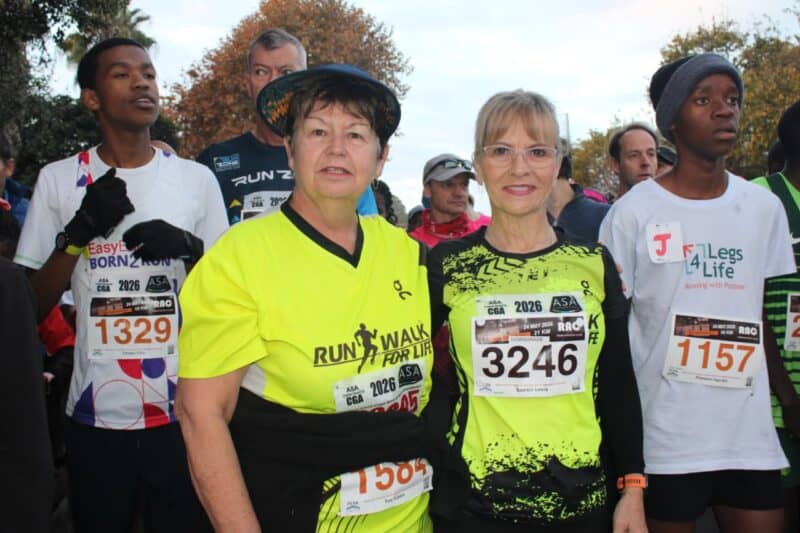 The Rand Athletic Club's Republic Day race drew hundreds of runners to Ferndale on Republic Mall on Sunday, with Rirhandzu Rhangani taking the men's half-marathon title in 1:11:42.