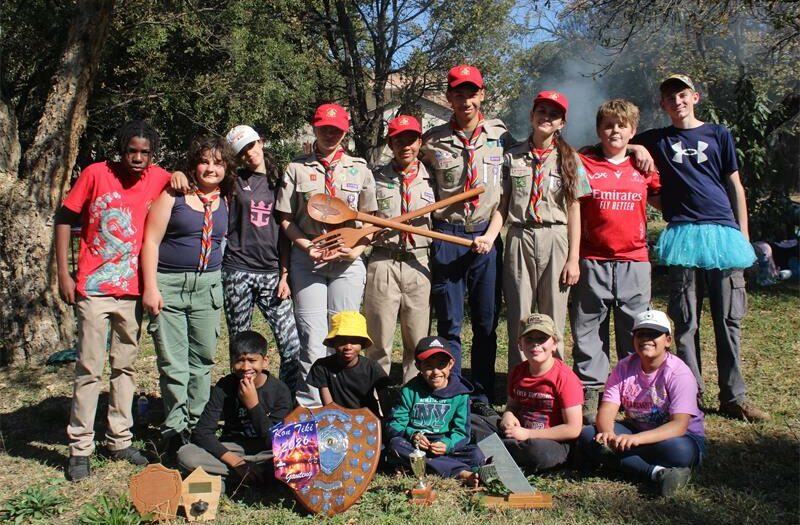 The 1st Randburg Scouts were second overall at the annual Kon Tiki Gauteng competition despite being the smallest group.