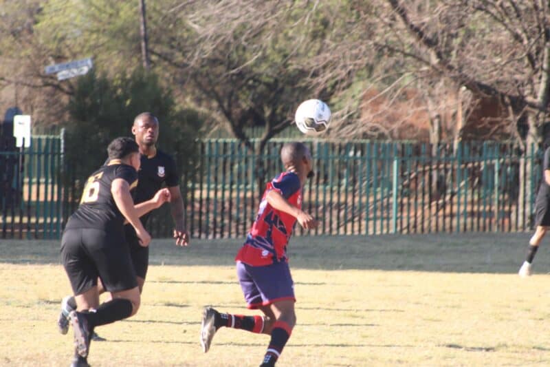 Florida Albion Football Club hosted Crusaders in the Rand Central Local Football Club Division 1 league encounter.