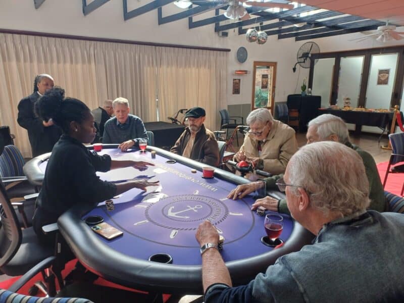 Garden Village residents traded their usual afternoon routine for a day at the poker table, as the home hosted a Father's Day casino day filled with laughter, friendly competition and good company.