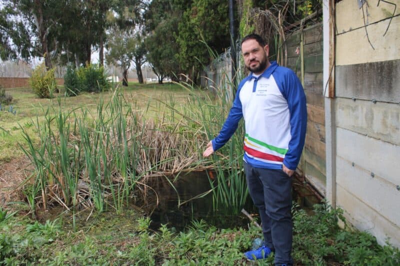 Ward 134 Councillor Devon Steenkamp, who visited the Hawken Switching Station on June 19 to assess the outage affecting Randpark Ridge and Boskruin residents. Photo: Mthulisi Lwazi Khuboni