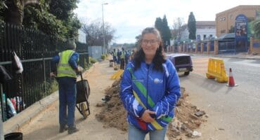 Ward 104 councillor Bea Campbell-Cloete is happy that JRA has repaired Pretoria Avenue. Photo: Mthulisi Lwazi Khuboni