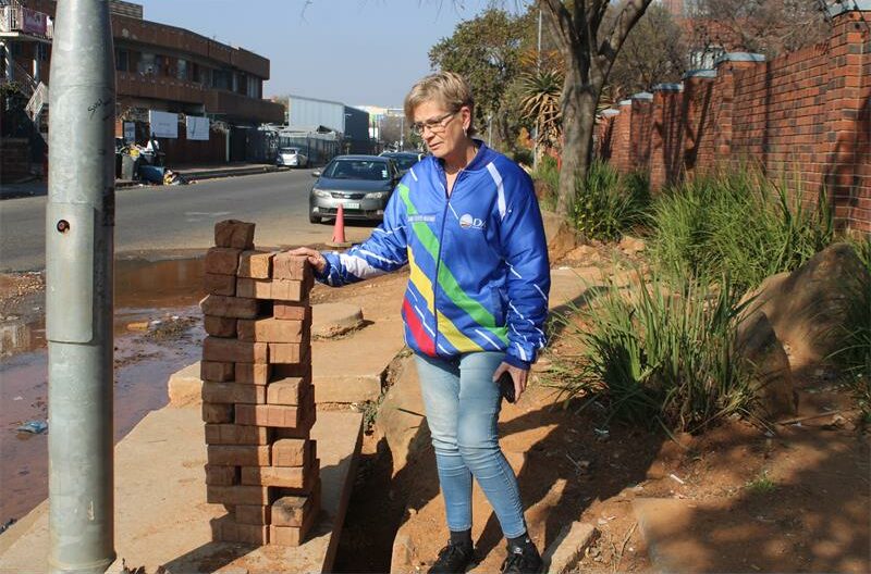 With thousands of litres of clean water being lost daily, Ward 102 councillor Bea Campbell- Cloete is asking for lasting repairs.