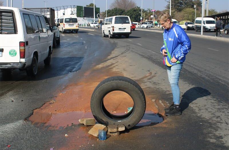 With thousands of litres of clean water being lost daily, Ward 102 councillor Bea Campbell- Cloete is asking for lasting repairs.