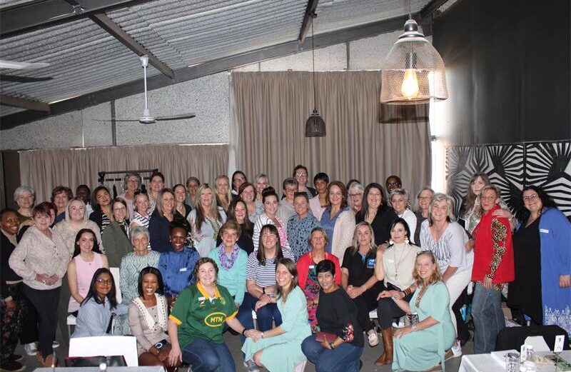 52 women gathered at Syringa Café in Bromhof for the Johannesburg South African Council for Business Women's biggest monthly meeting yet.