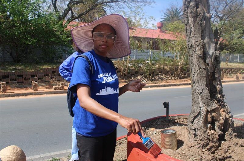 Ward 102 councillor Bea Campbell-Cloete and volunteers gave the medians of Bram Fischer Drive a much-needed revamp as part of their beautification project.