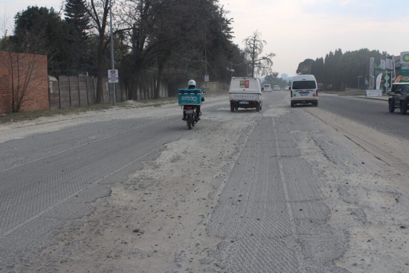 JRA confirms they are aware of the unsurfaced section of Malibongwe Drive. Photo: Mthulisi Lwazi Khuboni