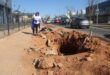 Ward 104 councillor Emi Koekemoer at the reinstatement on Nerina Street. Photo: Mthulisi Lwazi Khuboni