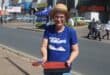Ward 102 councillor Bea Campbell-Cloete and residents came together to clean and paint along Bram Fischer Drive. Photo: Mthulisi Lwazi Khuboni