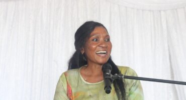 Joburg District Commissioner Major General Nonhlanhla Kubheka delivers a speech at the SAPS Joburg District Women's Day celebration. Photo: Mthulisi Lwazi Khuboni